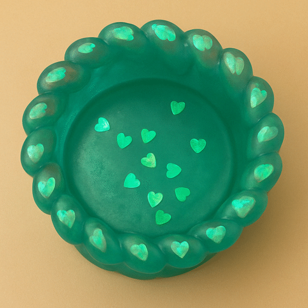 Emerald Green, Tea Light Candle Holder - Image 2