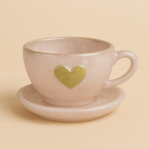 Leila Lúxe Collection, Resin Cup and Saucer