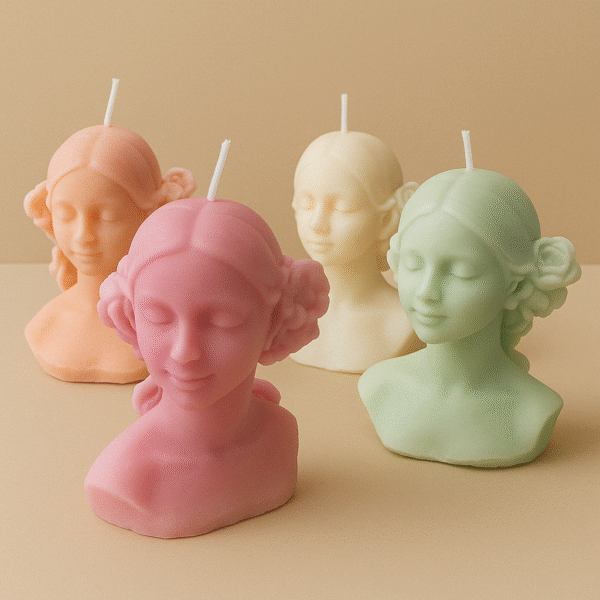 Muse Bust Candle - Image 3