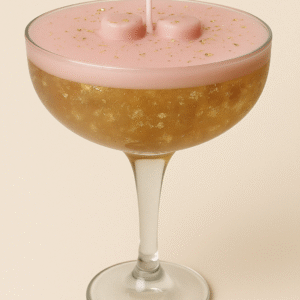 Rosé Luxe, Espresso Martini Glass Candle