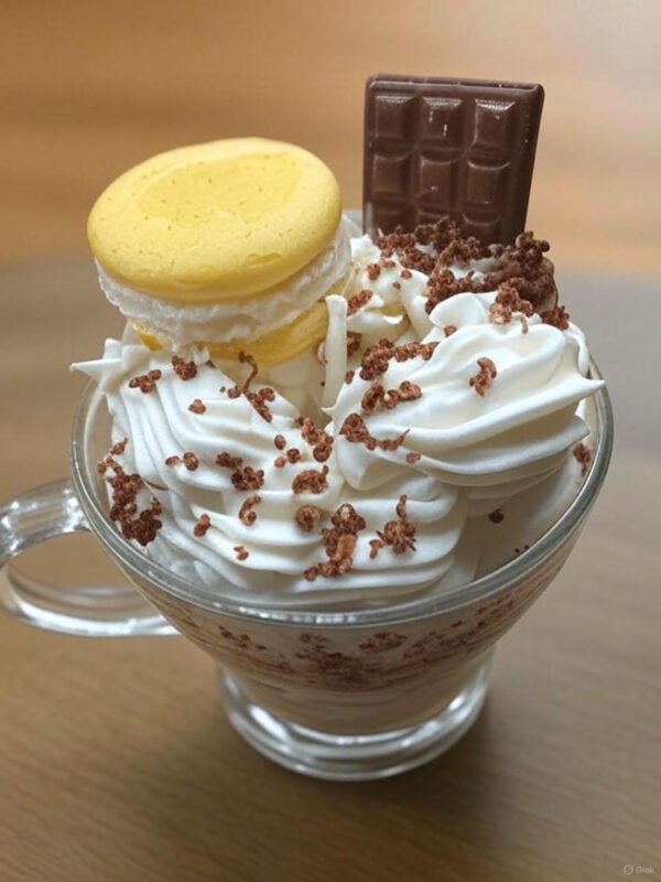 Macaron & Chocolate Cup Candle