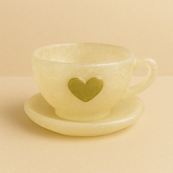 Leila Lúxe Collection, Resin Cup and Saucer - Image 3