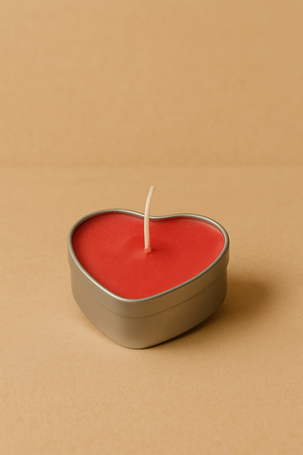 Mini Heart Tin Candle - Image 2