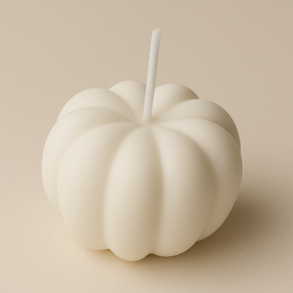 Pastel Pumpkin Candles