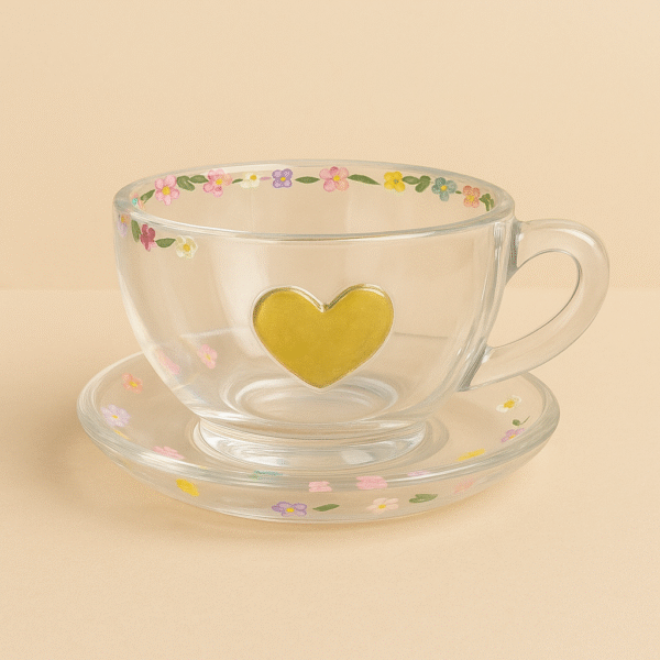 Leila Lúxe Collection, Resin Cup and Saucer - Image 2