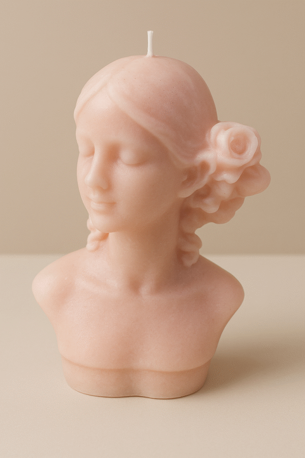 Muse Bust Candle