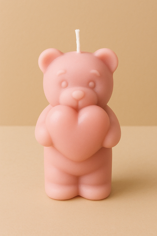 Puff and Flame Teddy Candle - Image 4