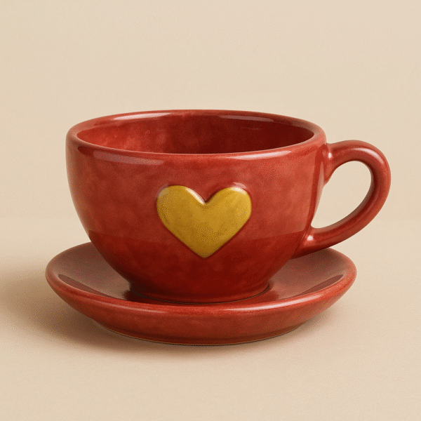 Leila Lúxe Collection, Resin Cup and Saucer - Image 4
