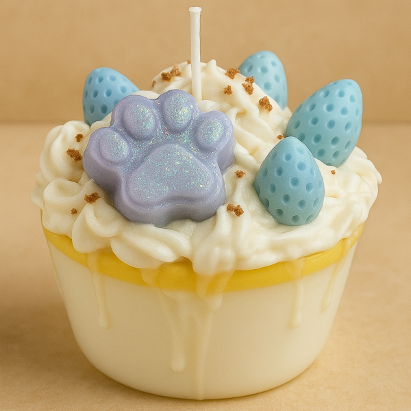 Birthday Pawty Cake Candle, Large