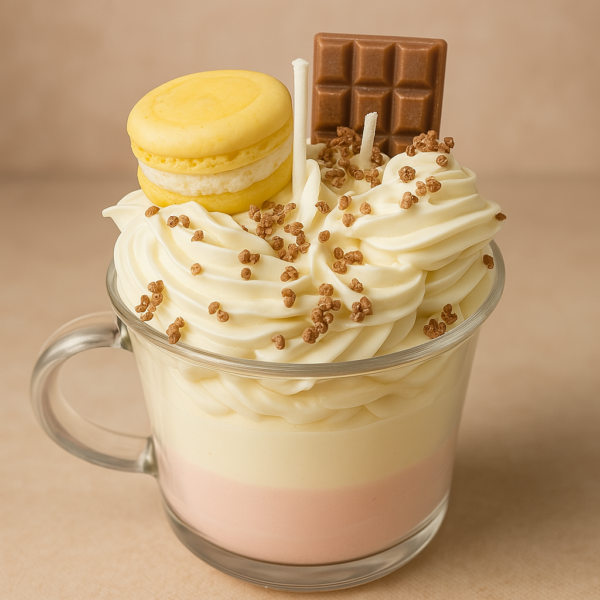 Lemon Choco Swirl Dessert Candle