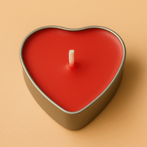 Mini Heart Tin Candle