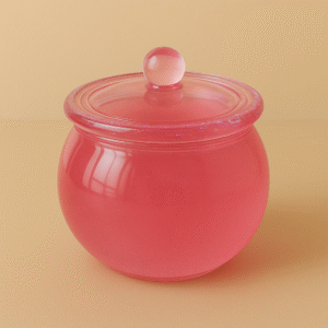 Rosy Glimmer Jar