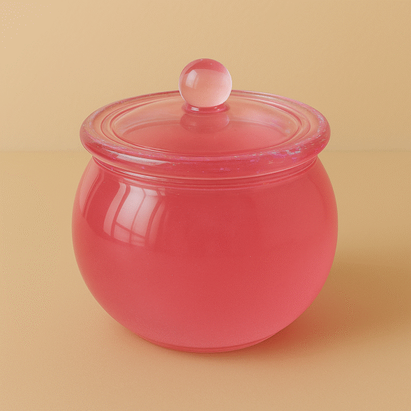 Rosy Glimmer Jar